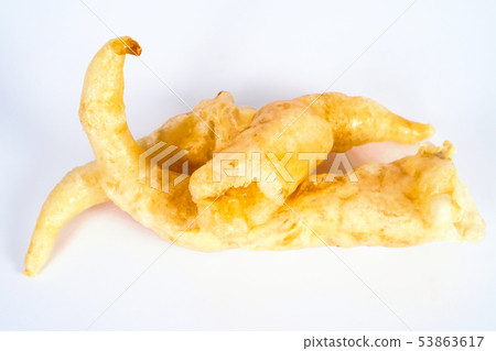 Dry fish maw on background ,food concept. Dry fish maw on background ,food concept. 53863617