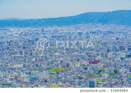 Osaka Cityscape East from Abeno Harukas 53864864