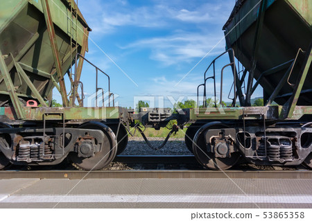 Wagons connected together Wagons connected together 53865358