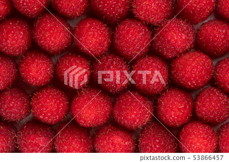 Fresh raspberries dark pink color pattern background 53866457
