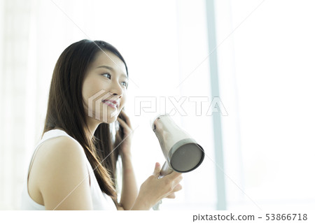 Young lady dryer Young lady dryer 53866718