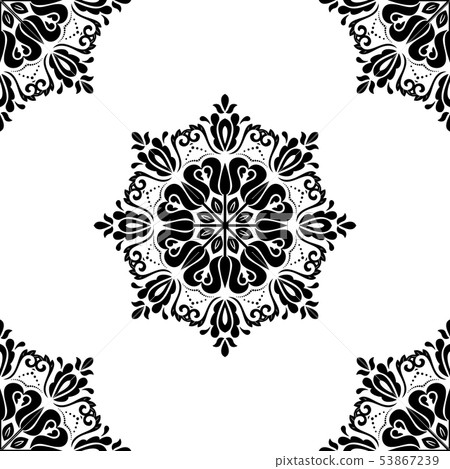 Seamless Orient Vector Background Seamless Orient Vector Background 53867239