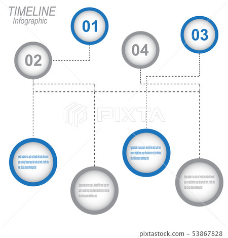 Time line Info-graphic design template. Time line Info-graphic design template. 53867828
