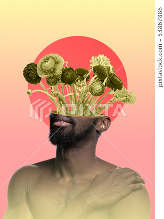 Modern design. Contemporary art collage. Modern design. Contemporary art collage. 53867886