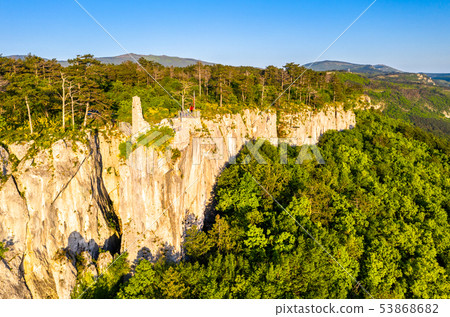 Crni Kal Castle of San Sergio in Slovenia 53868682