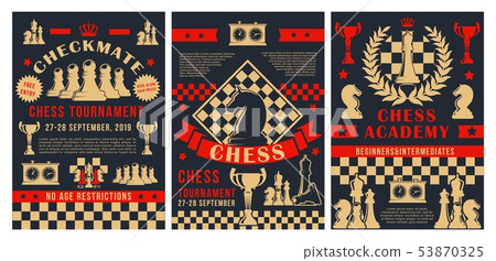 Chess sport tournament, professional academy 53870325