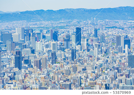 Osaka Cityscape Building group 53870969