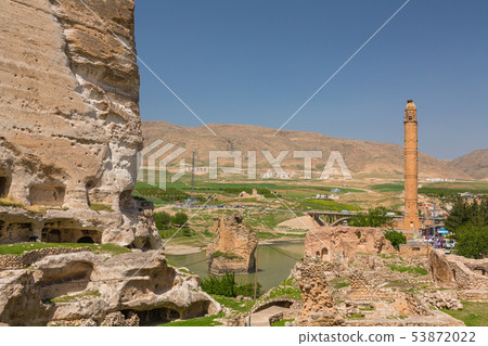 Turkey Hassankeihu Hassankeif Bridge and El Luzq Jammy from the Citadel Turkey Hassankeihu Hassankeif Bridge and El Luzq Jammy from the Citadel 53872022