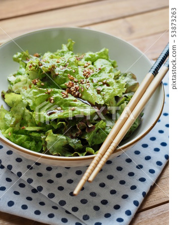 Korean food lettuce soy sauce salad, Korean salad Korean food lettuce soy sauce salad, Korean salad 53873263