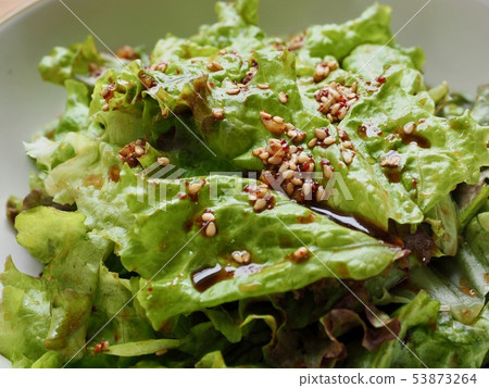 Korean food lettuce soy sauce salad, Korean salad 53873264