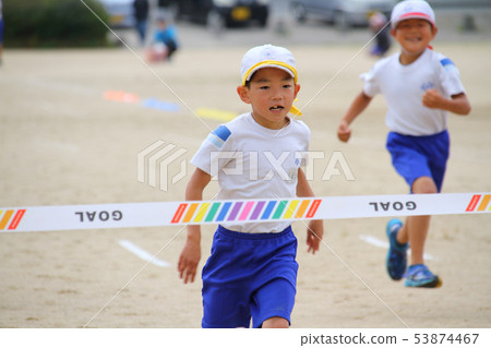 小學運動會(100米跑) 小學運動會(100米跑) 53874467