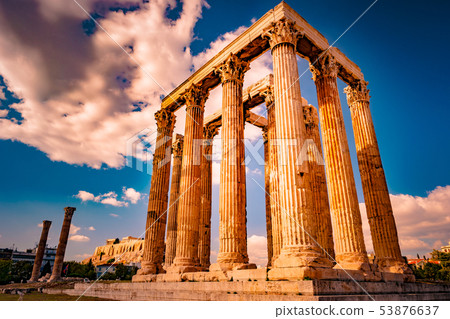 The Temple of Olympian Zeus or the Olympieion or The Temple of Olympian Zeus or the Olympieion or 53876637