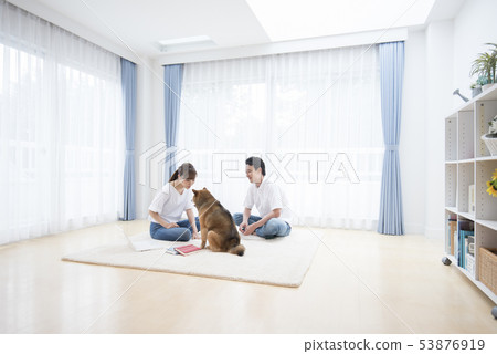 Living with a dog 53876919