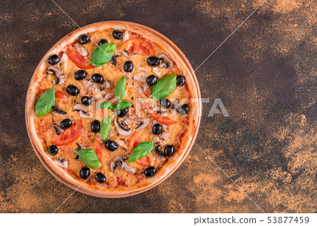 Tasty fresh hot pizza Tasty fresh hot pizza 53877459