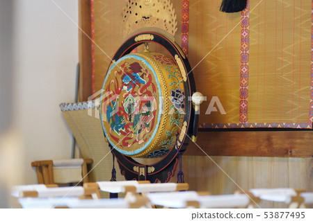 Aoyama Ara Shrine main hall drum Aoyama Ara Shrine main hall drum 53877495