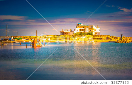 View of the Mediterranean Sea. Monastir. Tunisia. 53877553