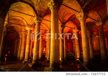The Basilica Cistern - underground water reservoir 53877715