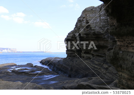 Yonggi coast, sediment layer, coast, promenade, sea, 53878025