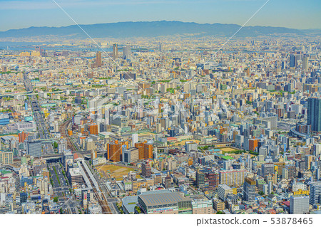 Osaka cityscape towards Naniwa-ku 53878465