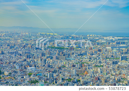 Osaka cityscape Sakai, Izumiotsu area 53878723
