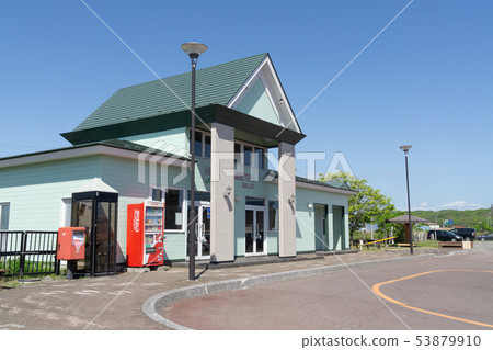 Scenery in front of the station Hidakamonbetsu station 53879910