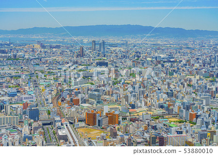 浪速區和中央區的大阪市容 浪速區和中央區的大阪市容 53880010