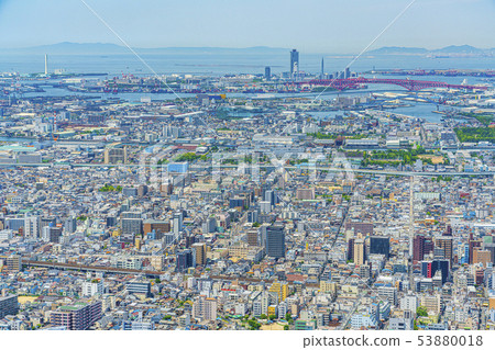 Osaka cityscape Naniwa Ward, Chuo Ward area Osaka cityscape Naniwa Ward, Chuo Ward area 53880018