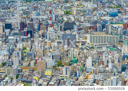 Osaka cityscape Naniwa Ward, Chuo Ward area 53880026