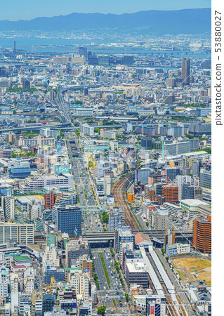 Osaka cityscape Naniwa Ward, Chuo Ward area 53880027