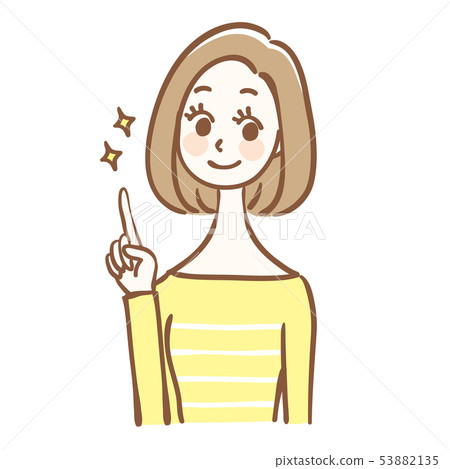 樸素的衣服女性指點 53882135