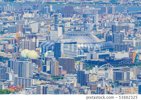 Osaka Cityscape Osaka Dome 53882325