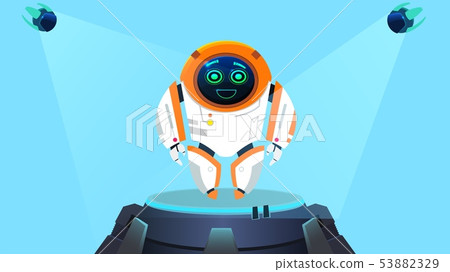 Funny Design Robot Next Generation Illustration. 53882329