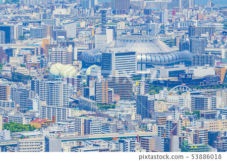 大阪城市景觀大阪圓頂 53886018