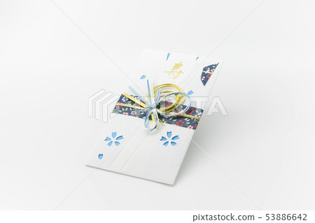 Celebration bag and white background Celebration bag and white background 53886642