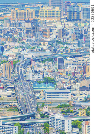 大阪城市景觀Naniwa-ku，Minato-ku地區 53886691