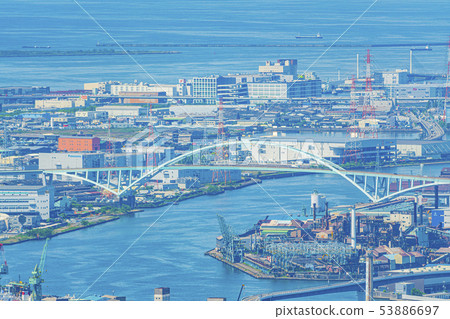 大阪市對Su野區的景觀 53886697