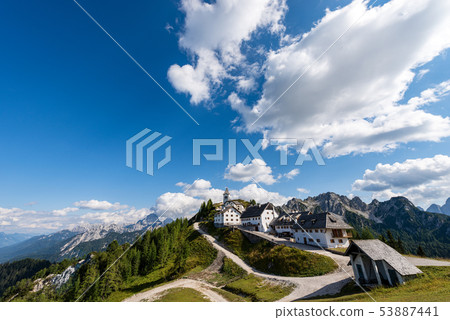 Village of Monte Santo di Lussari - Friuli Italy Village of Monte Santo di Lussari - Friuli Italy 53887441