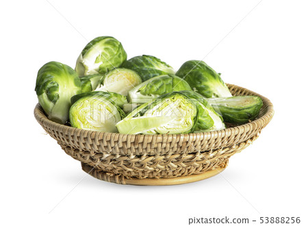 Brussels sprout isolated on white background 53888256