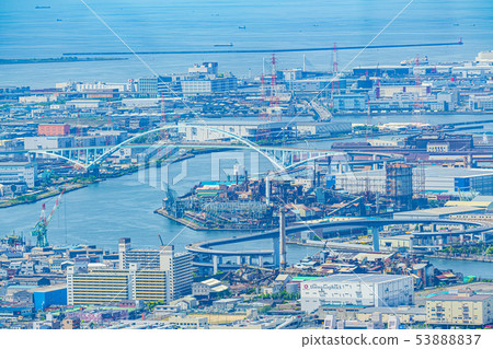 大阪市對Su野區的景觀 53888837