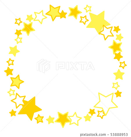 流行歌星圓框[黃色] 53888953