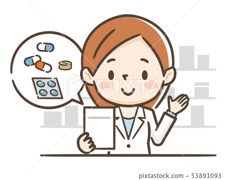 Women of pharmacists - Stock Illustration [53891093] - PIXTA