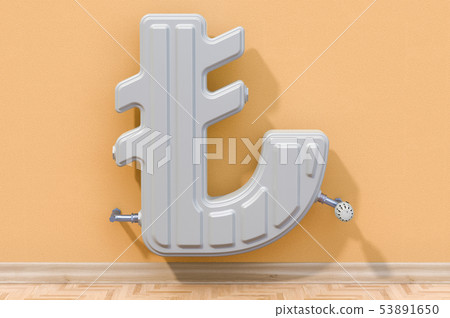 Heating radiator in shaped of lira - Stock Illustration [53891650] - PIXTA