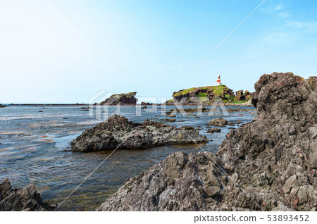 [青森縣深浦町]本藤島和燈塔的風景 53893452