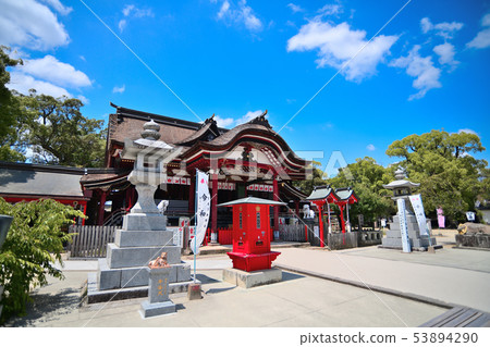 Chikugo City Landscape Paddy Tenmangu 53894290