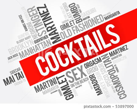 Most popular Cocktails word cloud collage Most popular Cocktails word cloud collage 53897000