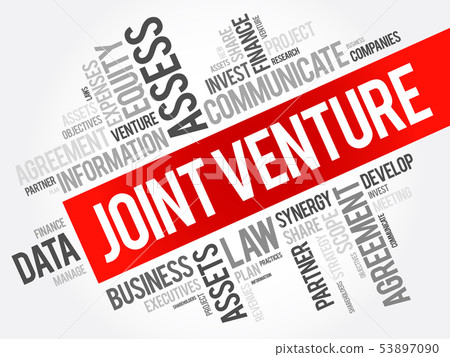 Joint Venture word cloud collage 53897090