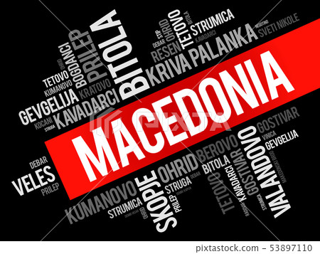 Republic of Macedonia, word cloud collage Republic of Macedonia, word cloud collage 53897110