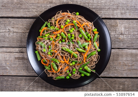 Soba noodles salad Soba noodles salad 53897654