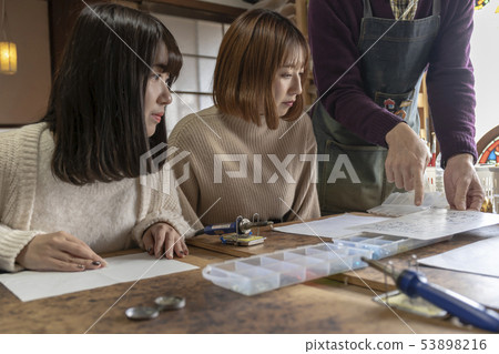 Hand made handmade image of handicraft 53898216