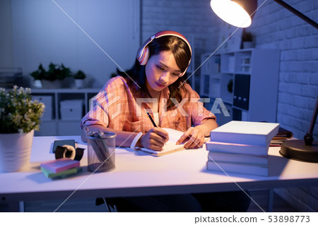 asian student study hard asian student study hard 53898773